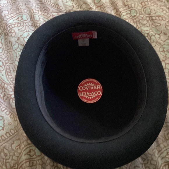 Cov-ver bowler derby women's hat size L. (Now Conner). 100% waterproof wool. - Picture 10 of 16
